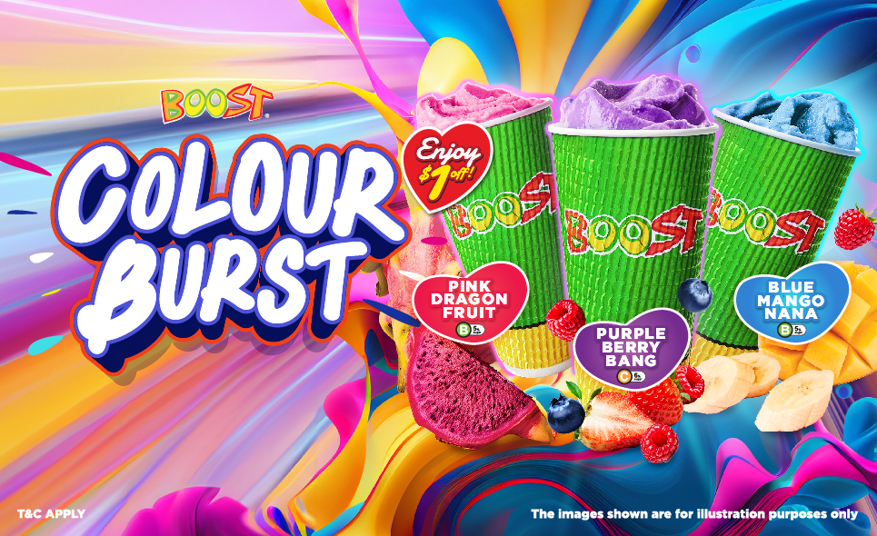 [Boost Juice Bars] Colour Burst